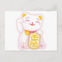 maneki neko roze