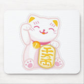 maneki neko roze muismat (Voorkant)