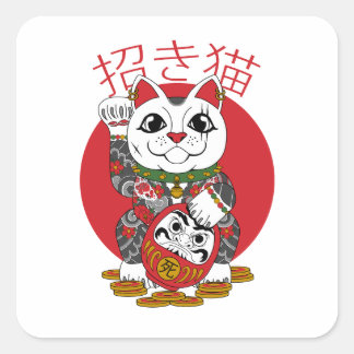 Maneki Neko Sticker