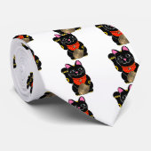Maneki Neko Stropdas (Opgerold)