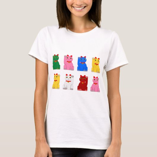 maneki neko t-shirt (Voorkant)