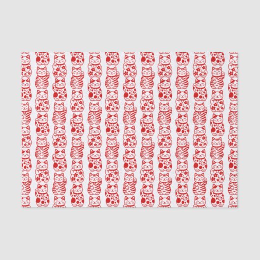 Maneki Neko Tissuepapier (Voorkant)