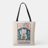 Maneki-Neko Tote Bag (Achterkant)
