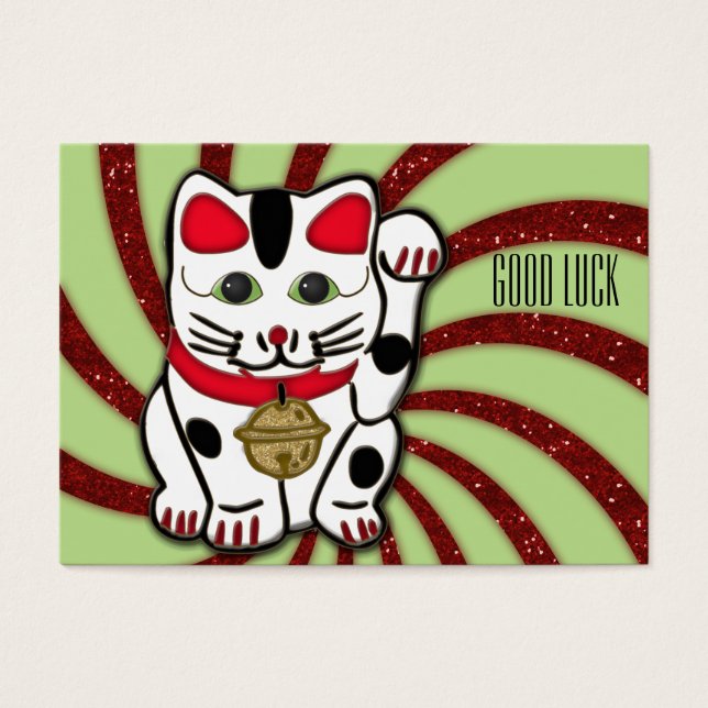 maneki neko visitekaartjes (Voorkant)