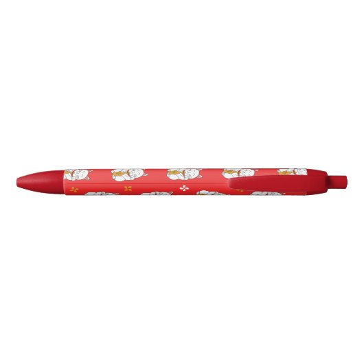 Maneki Neko Zwarte Inkt Pen (Achterkant)