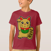 Maneki Neko's gelukskat T-shirt (Voorkant)