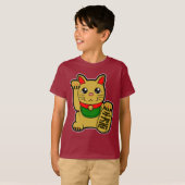 Maneki Neko's gelukskat T-shirt (Voorkant volledig)