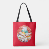 Manekineko Hanami Party Tote Bag (Achterkant)