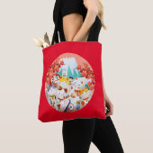 Manekineko Hanami Party Tote Bag (Dichtbij)