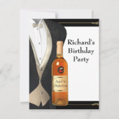 Manen leeftijd tot perfectie verjaardagsfeestje kaart (Voorkant)