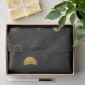 Manen sterren sterrenbeeld diepe nachthemel decoup tissuepapier (Geschenk)