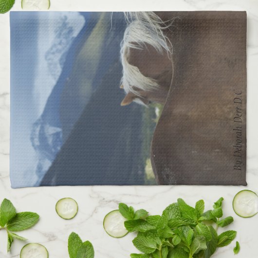 Manes & Mountains Kitchen Towel Theedoek (Gevouwen)