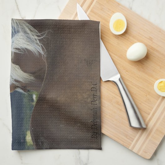 Manes & Mountains Kitchen Towel Theedoek (Quarter Fold)