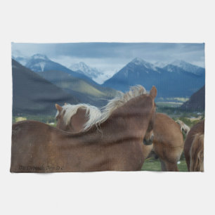 Manes & Mountains Kitchen Towel Theedoek