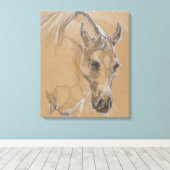 Maneschijn Aura Canvas Afdruk (Insitu (Houten vloer))