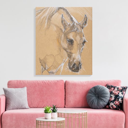 Maneschijn Aura Canvas Afdruk (Insitu (Woonkamer))