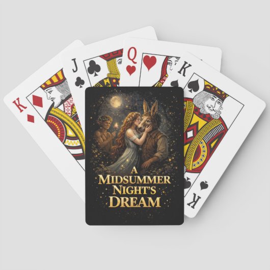 Maneschijn betovering pokerkaarten (Achterkant)