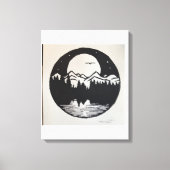 Maneschijn Canvas Afdruk (Voorkant)