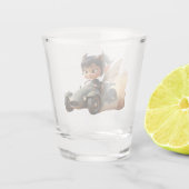 Maneschijn Dwerg van de Zwervende Duinen. Shot Glas (Achterkant)
