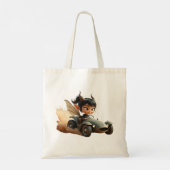 Maneschijn Dwergelf van de Zwervende Duinen.  Tote Bag (Achterkant)