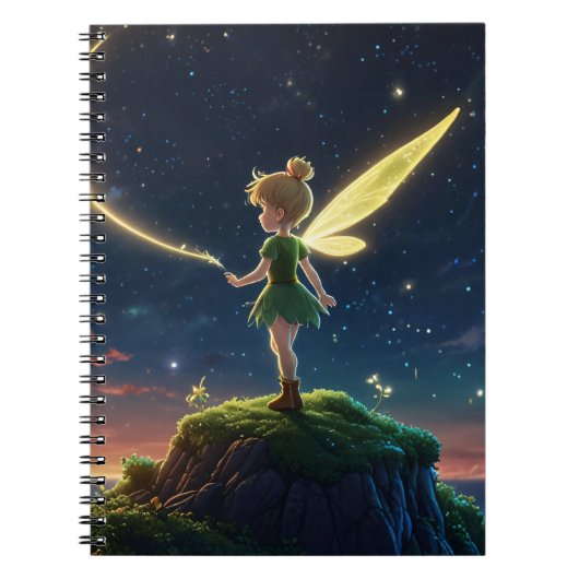 Maneschijn Fee Spiral Notebook Notitieboek (Voorkant)