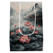 Maneschijn Lotusmeer (5) Medium Cadeauzakje (Achterkant)