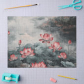 Maneschijn Lotusmeer (5) Tissuepapier (Craft)