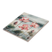 Maneschijn Lotusmeer (7) Tegeltje (Zijkant)