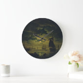 Maneschijn over Palermo High-Fidelity Fine Art Grote Klok (Huis)