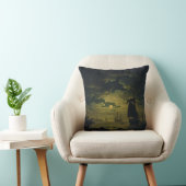 Maneschijn over Palermo High-Fidelity Fine Art Kussen (Stoel)