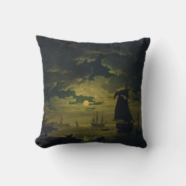 Maneschijn over Palermo High-Fidelity Fine Art Kussen