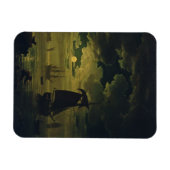 Maneschijn over Palermo High-Fidelity Fine Art Magneet (Horizontaal)