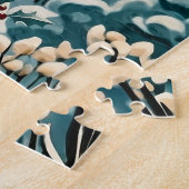 Maneschijn over Wintervallei Legpuzzel (Zijkant)