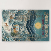 Maneschijn over Wintervallei Legpuzzel (Horizontaal)