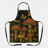 Maneschijn Paddenstoelen Schort (Voorkant)