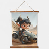 Maneschijn Pixie van de Zwervende Duinen. Hangend Wandkleed (Voorkant)
