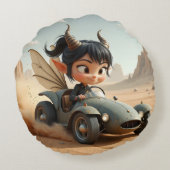 Maneschijn Pixie van de Zwervende Duinen. Rond Kussen (Achterkant)