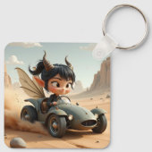 Maneschijn Pixie van de Zwervende Duinen. Sleutelhanger (Achterkant)