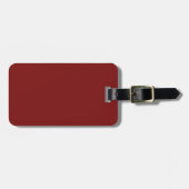 Maneschijn Rood Bagagelabel (Voorkant horizontaal)
