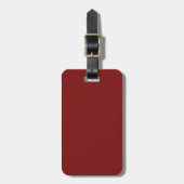 Maneschijn Rood Bagagelabel (Voorkant verticaal)