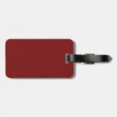Maneschijn Rood Bagagelabel (Achterkant horizontaal)