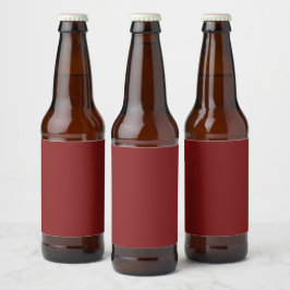 Maneschijn Rood Bier Etiket