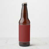 Maneschijn Rood Bier Etiket (Voorkant)