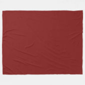 Maneschijn Rood Fleece Deken (Voorkant (Horizontaal))