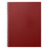 Maneschijn Rood Notitieboek (Voorkant)