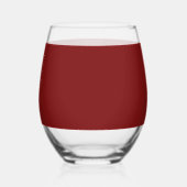 Maneschijn Rood Wijnglas Zonder Voet (Links)