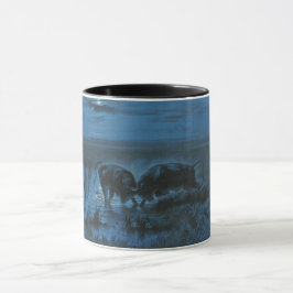 Maneschijn Strijd (Waterbuffels Strijd) Mok