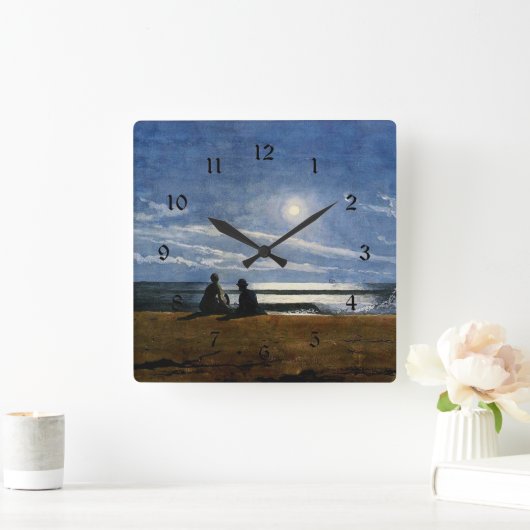 Maneschijn Vierkante Klok (Huis)