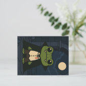 Maneschijnondeugend en de Prins met de Hoektanden Feestdagenkaart (Staand voorkant)