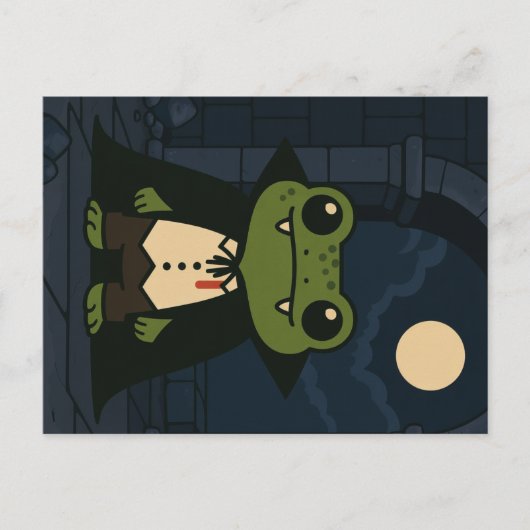 Maneschijnondeugend en de Prins met de Hoektanden Feestdagenkaart (Voorkant)